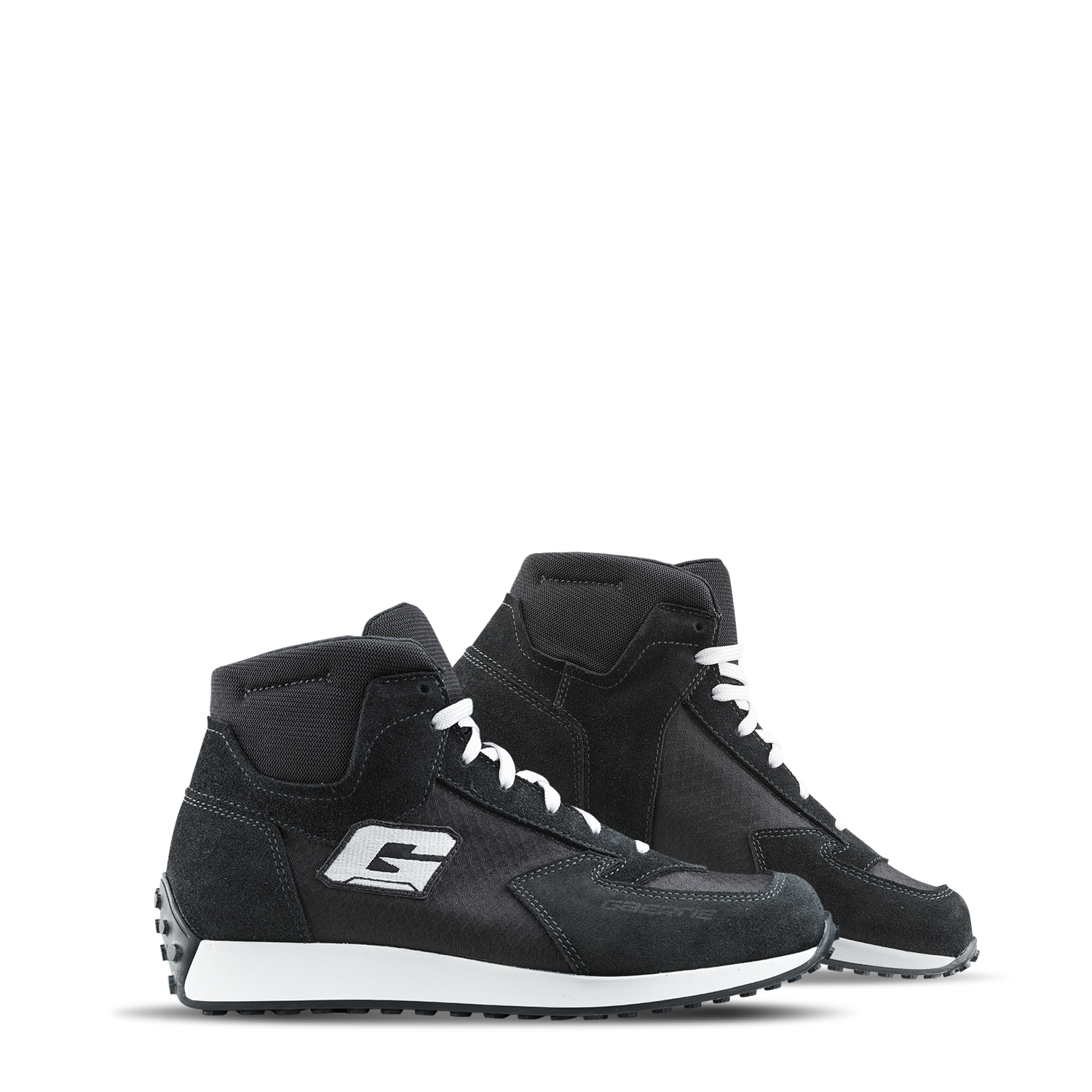 Chaussures moto hommes GAERNE G_Rue Aquatech Noir-Blanc