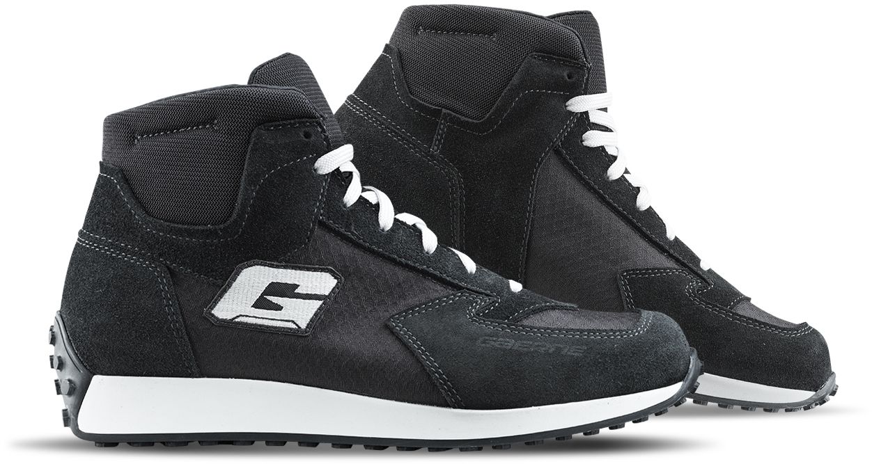 Men's motorcycle shoes GAERNE G_Rue Aquatech Black-White