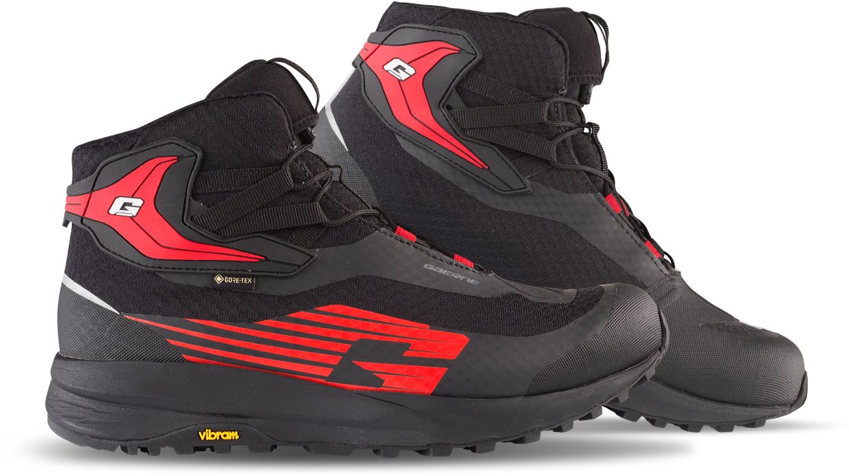 Men's Gore-Tex® motorcycle boots and shoes GAERNE G_Xenon Gore-Tex Black-Red