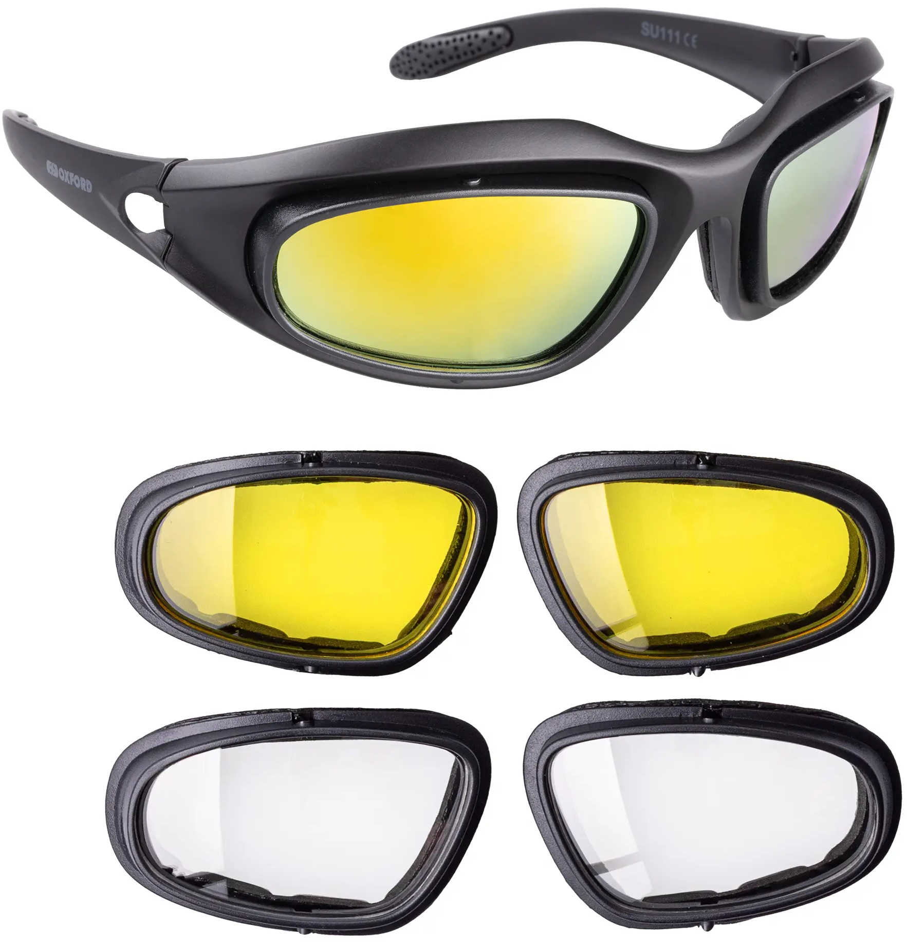 Zonnebrillen OXFORD Eliminator Polarised + 3 extra lenzen