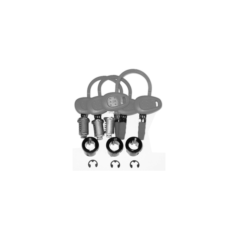 Locks for cases GIVI Lock 3 Z228N with the same keys