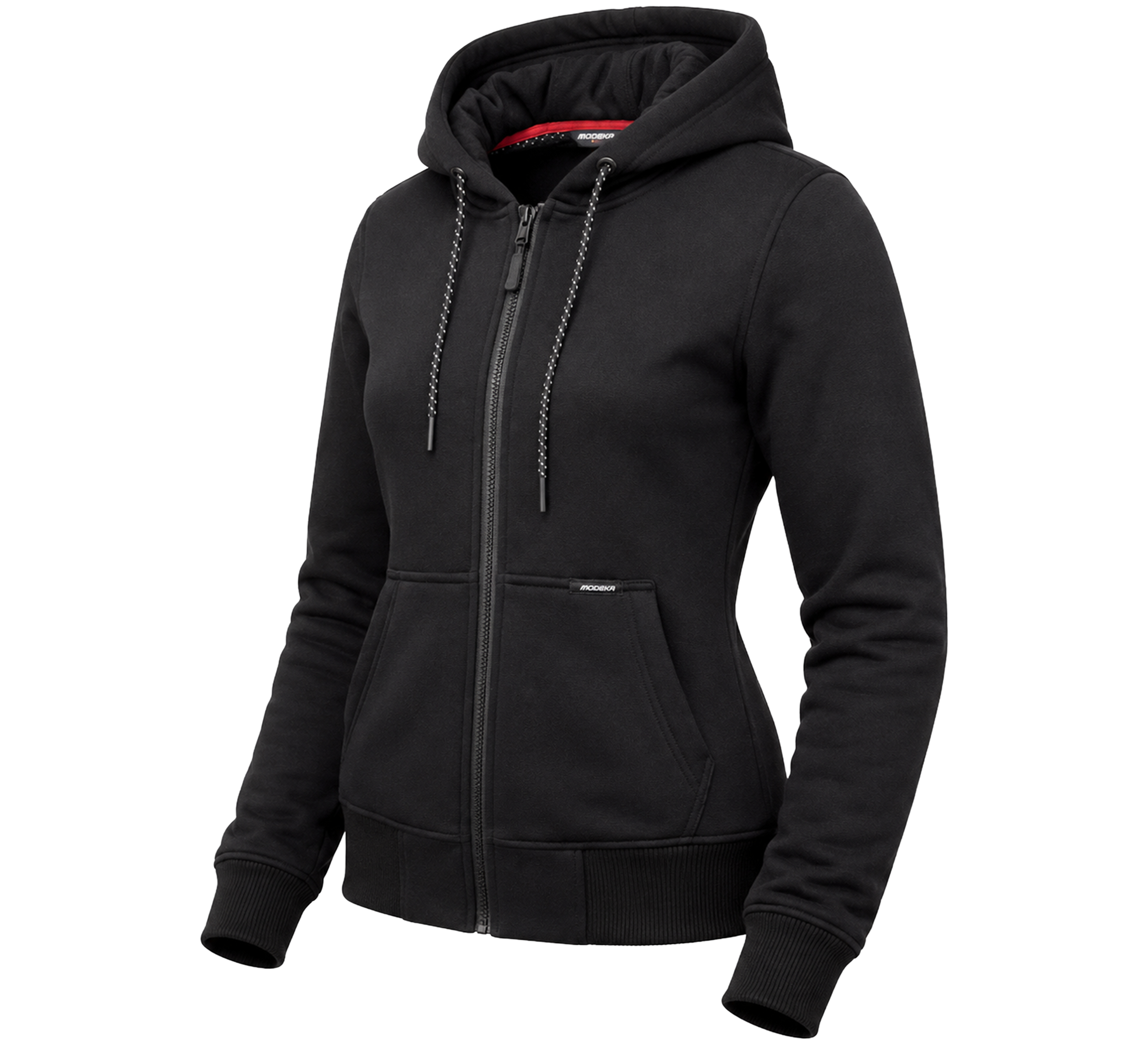 Sweater moto, chemises, vestes tex non WP femmes MODEKA Jamey Lady Noir