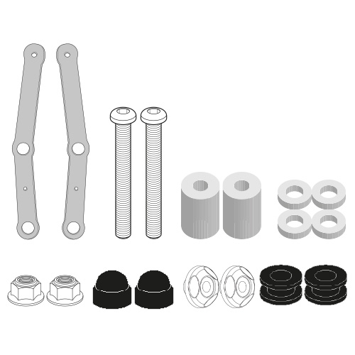 GIVI Kit de montage pour bulle D9267KIT
