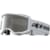Lunettes de cross ALPINESTARS Vision 3 Wordmark Goggle Blanc-Noir-Miroir Argent