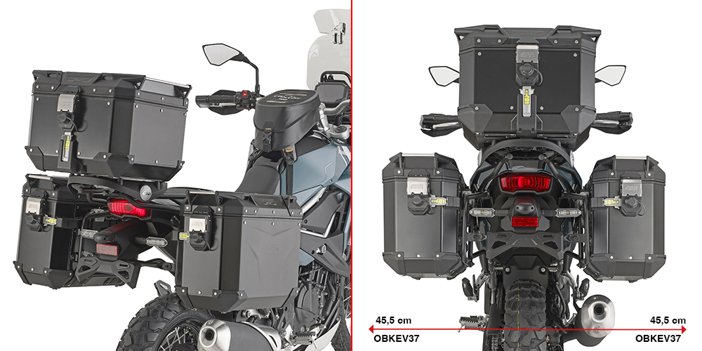 Fixations spécifiques pour votre moto GIVI PLO_CAM - Support valises latérales PLO4139CAM