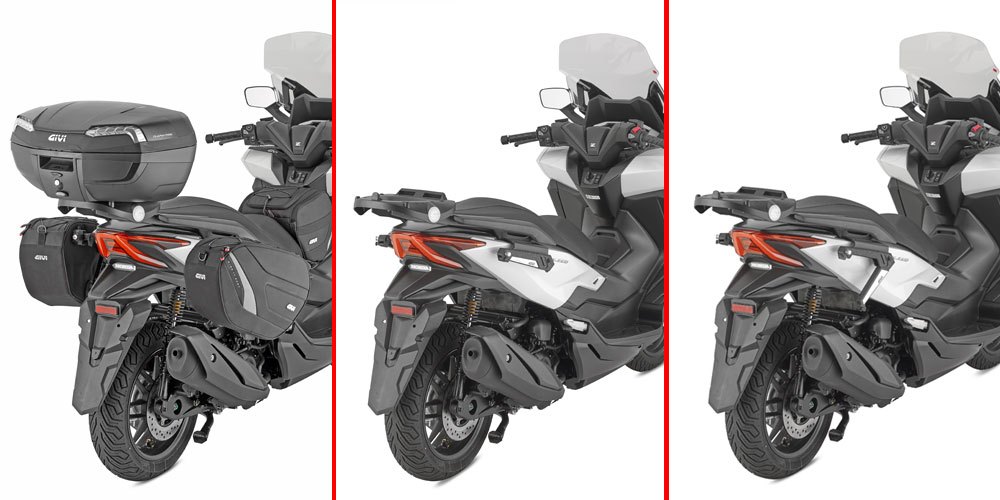 Fixations spécifiques pour votre moto GIVI STL - Stealth Supports sacoches latérales G+D STL1166