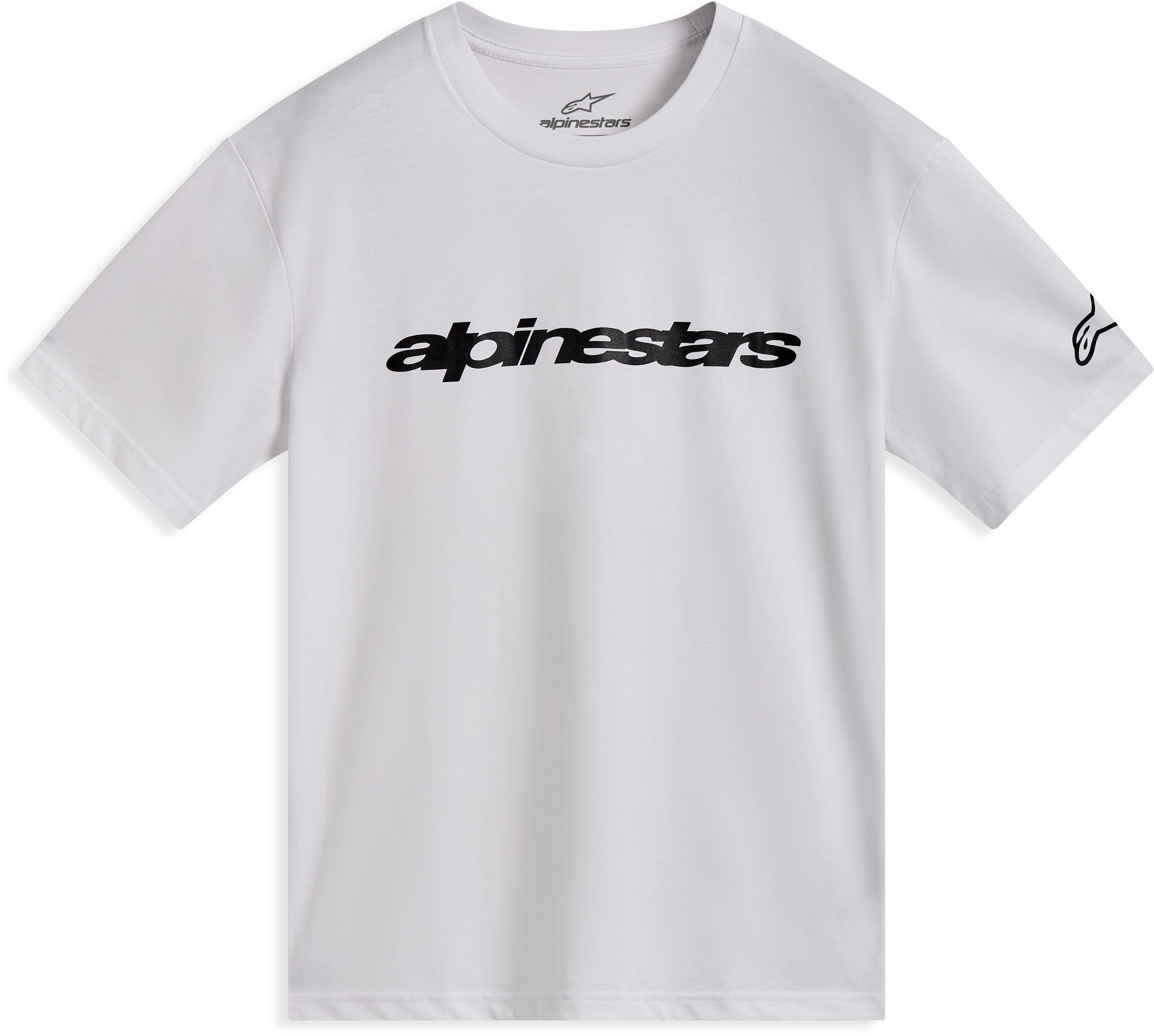 T-shirts en sweaters ALPINESTARS Race Wordmark SS CSF Tee Wit-Zwart