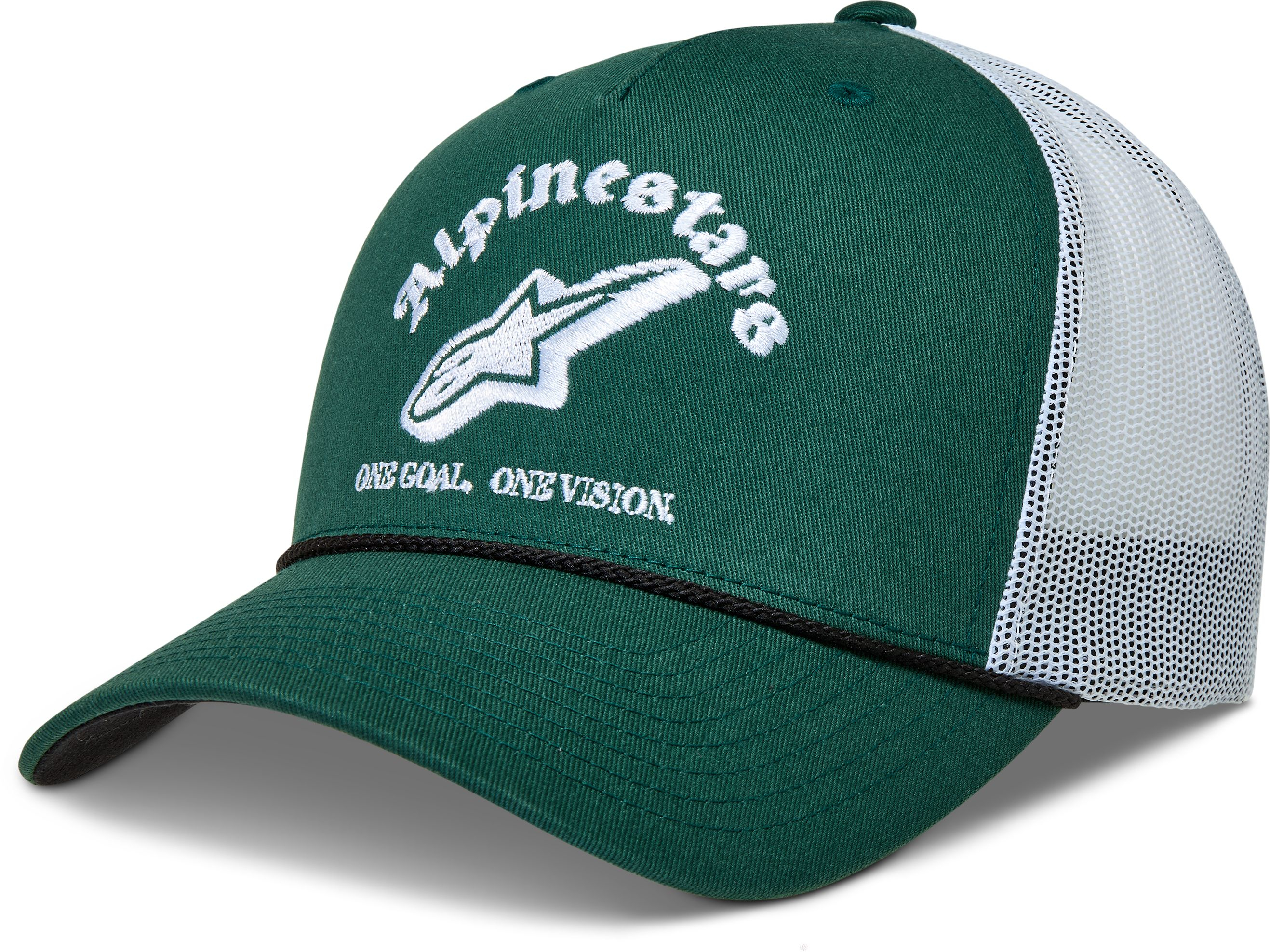 Casquettes et bonnets ALPINESTARS Baron Trucker Hat Vert-Blanc