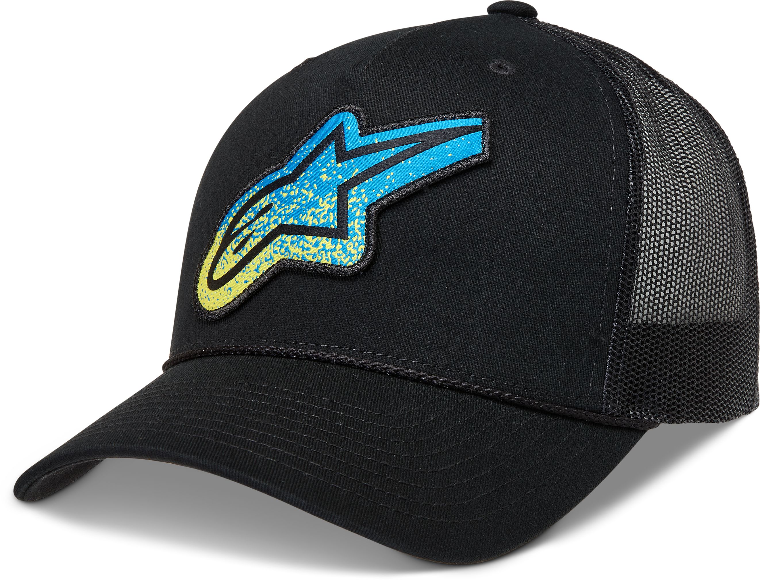 Petjes en mutsen ALPINESTARS Meteorite Trucker Hat Zwart-Zwart