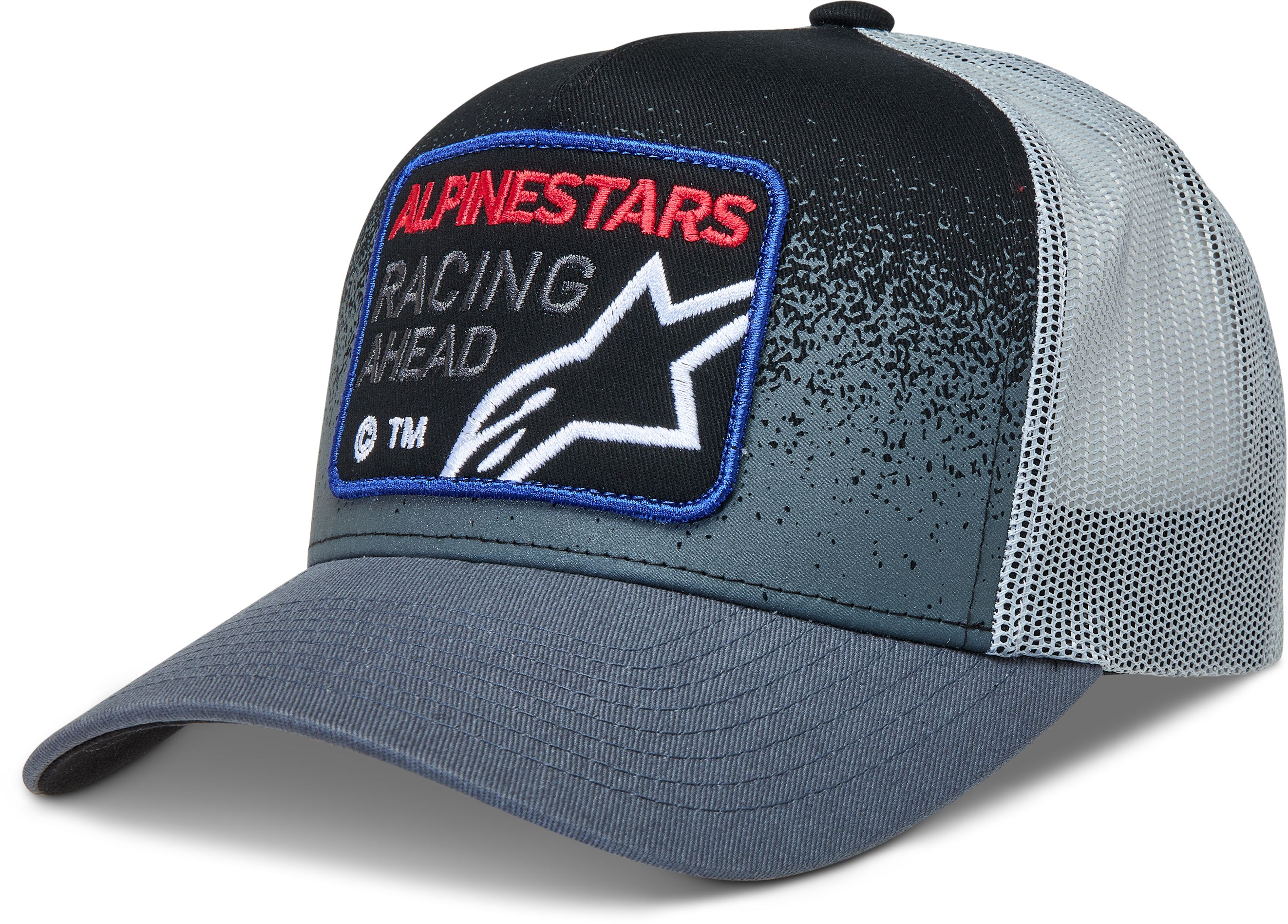 Petjes en mutsen ALPINESTARS Gravel Trucker Hat Donker Grijs-Zwart