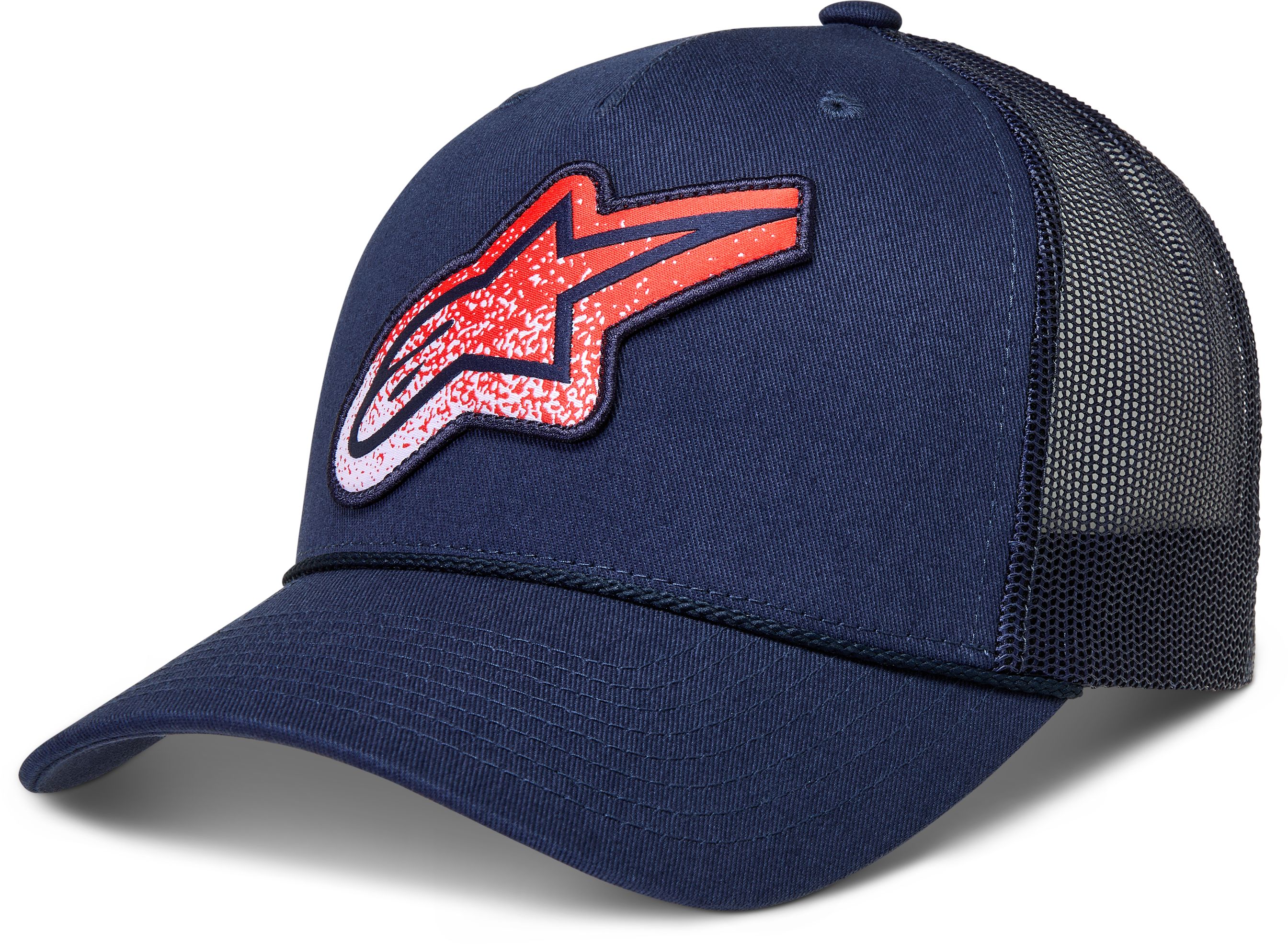 Petjes en mutsen ALPINESTARS Meteorite Trucker Hat Marineblauw-Marineblauw