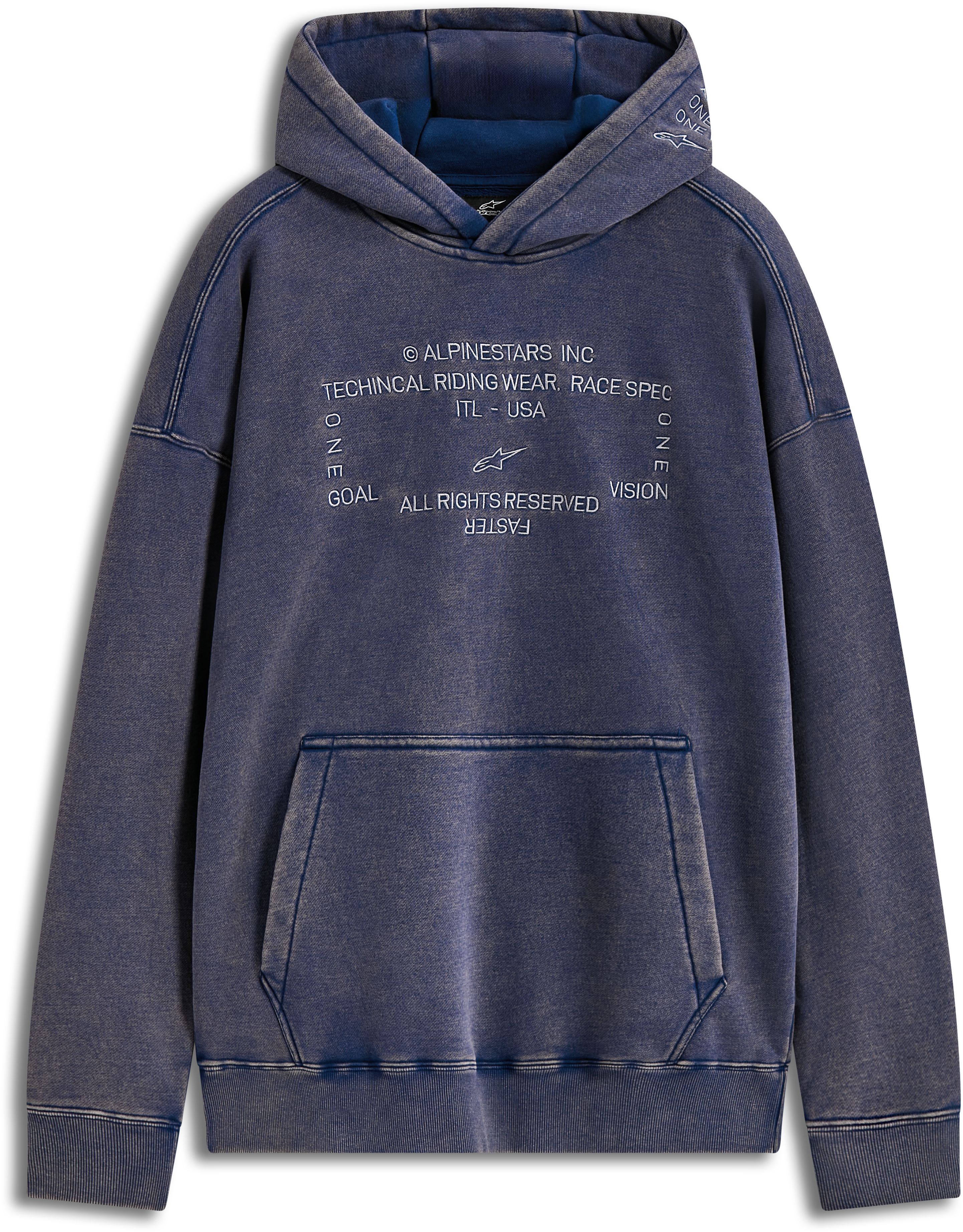 ALPINESTARS Infinite Washed Oversized Hoodie Marine Washed