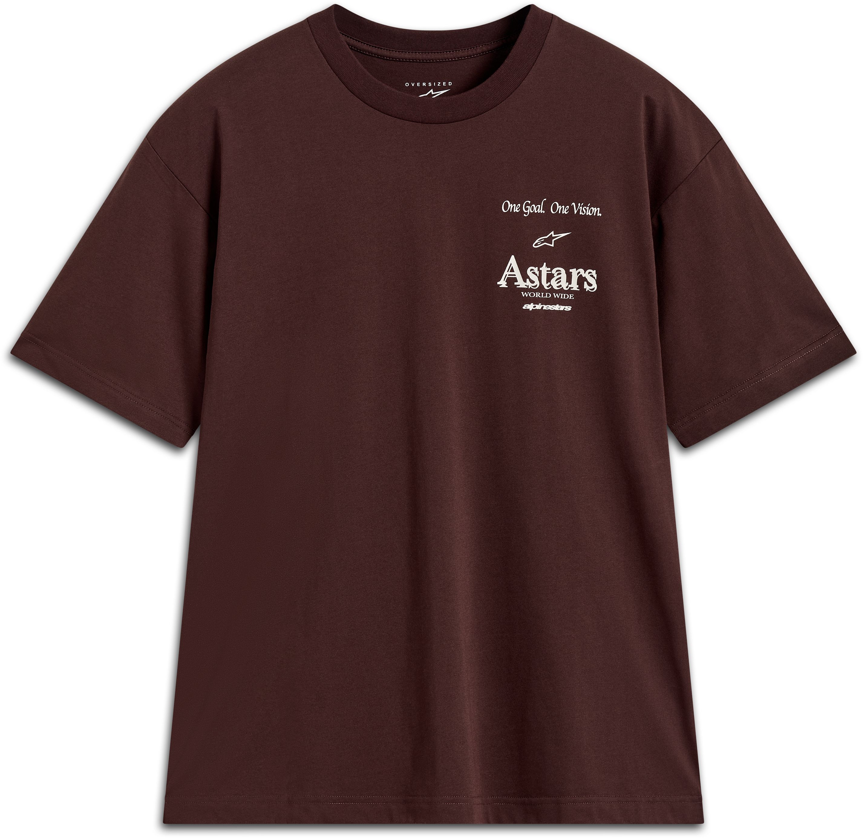 T-shirts en sweaters ALPINESTARS Post Oversized SS CSF Tee Bruin