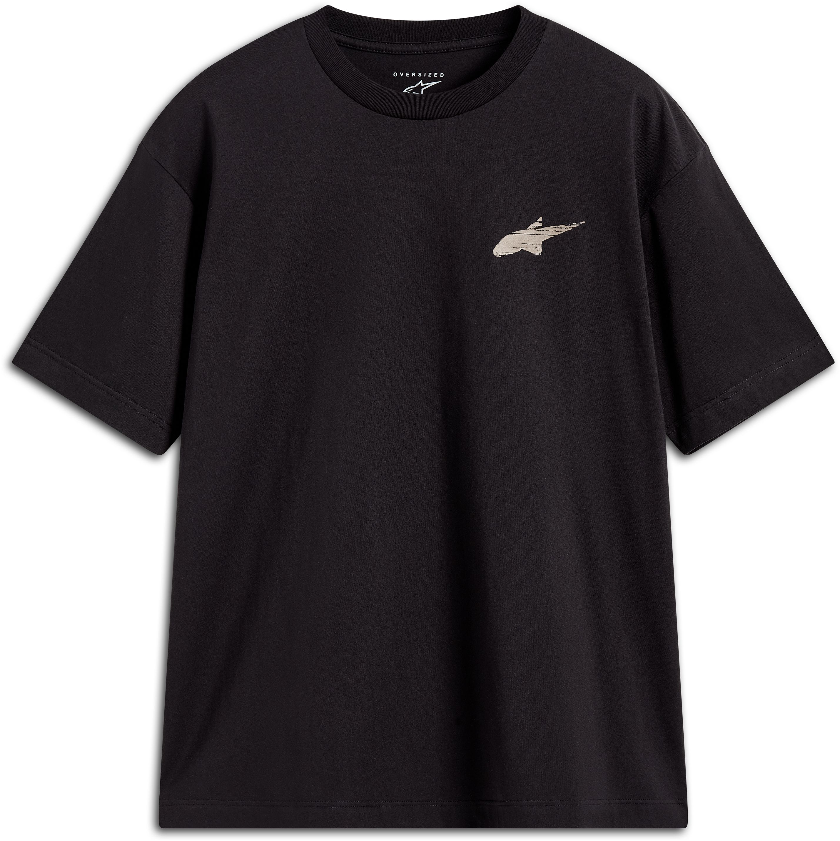 T-shirts en sweaters ALPINESTARS Checkback Oversized SS CSF Tee Zwart