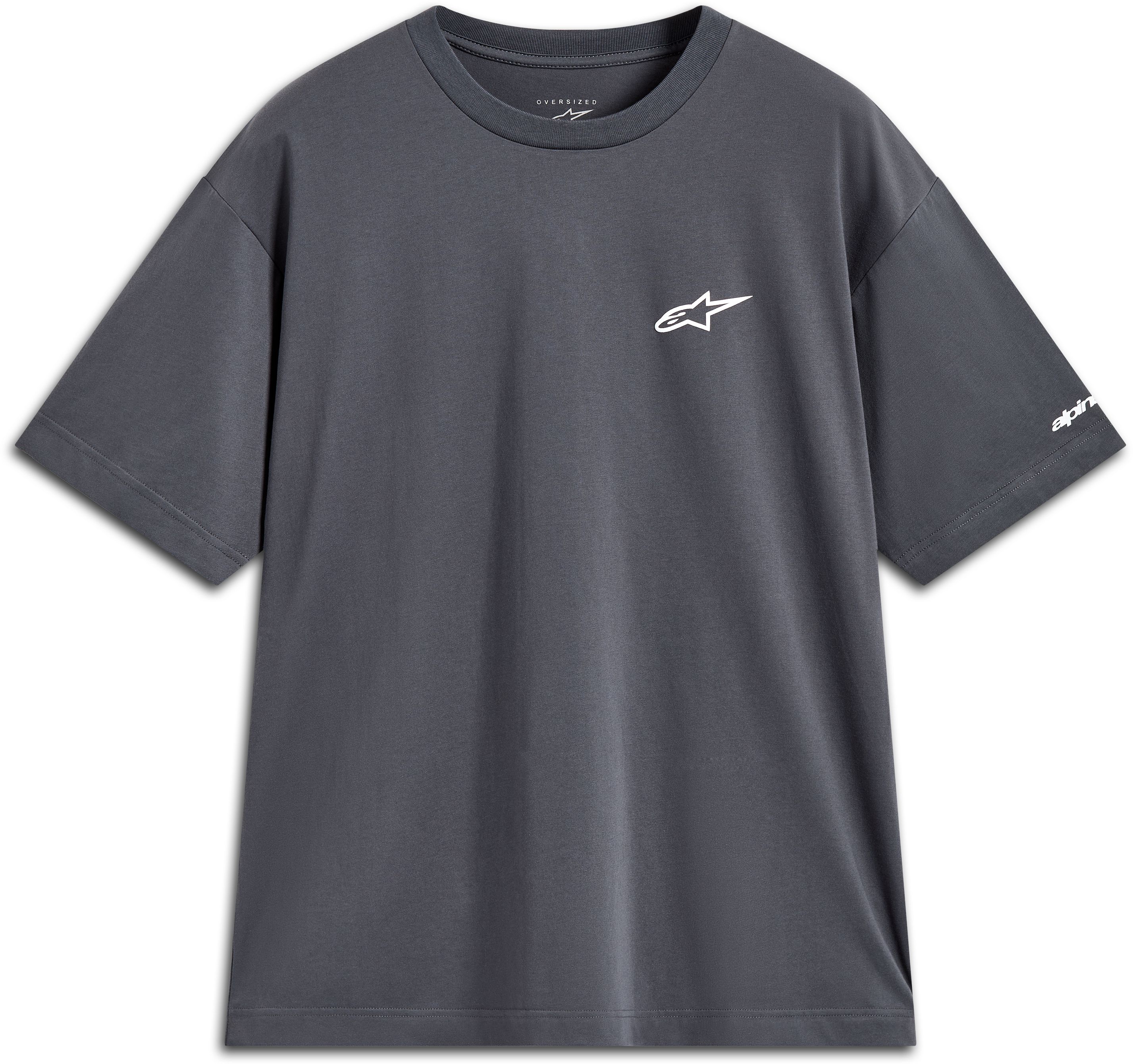 T-shirts and sweaters ALPINESTARS Mandate Oversized SS CSF Tee Charcoal