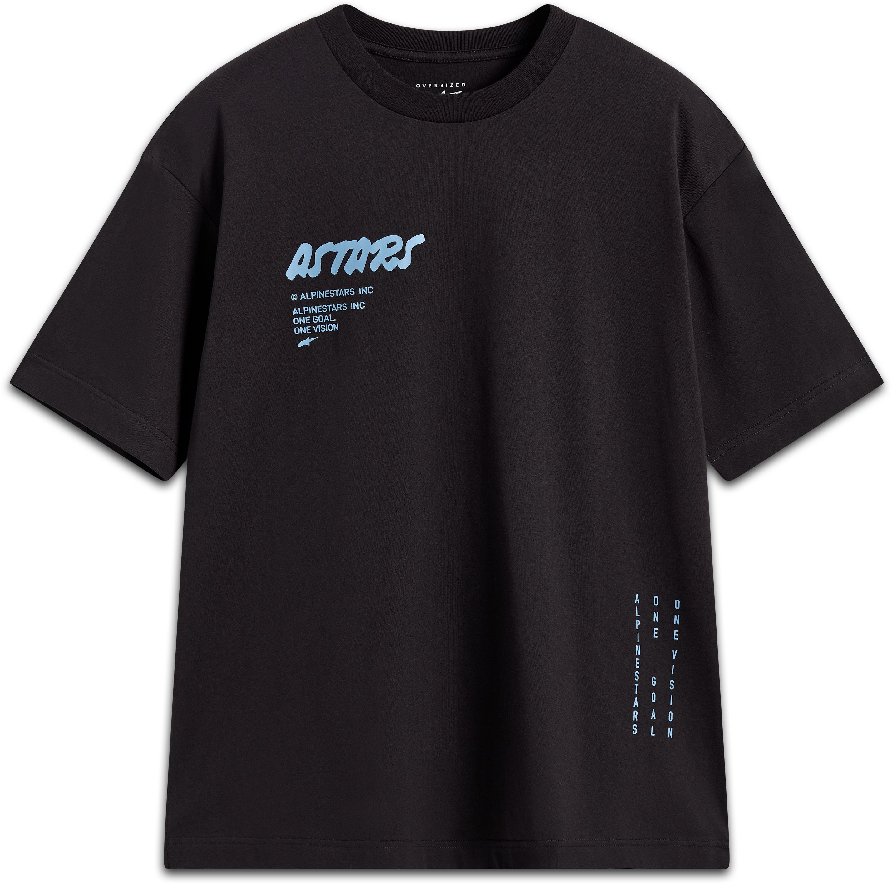 T-shirts and sweaters ALPINESTARS Chalk Oversized SS CSF Tee Black