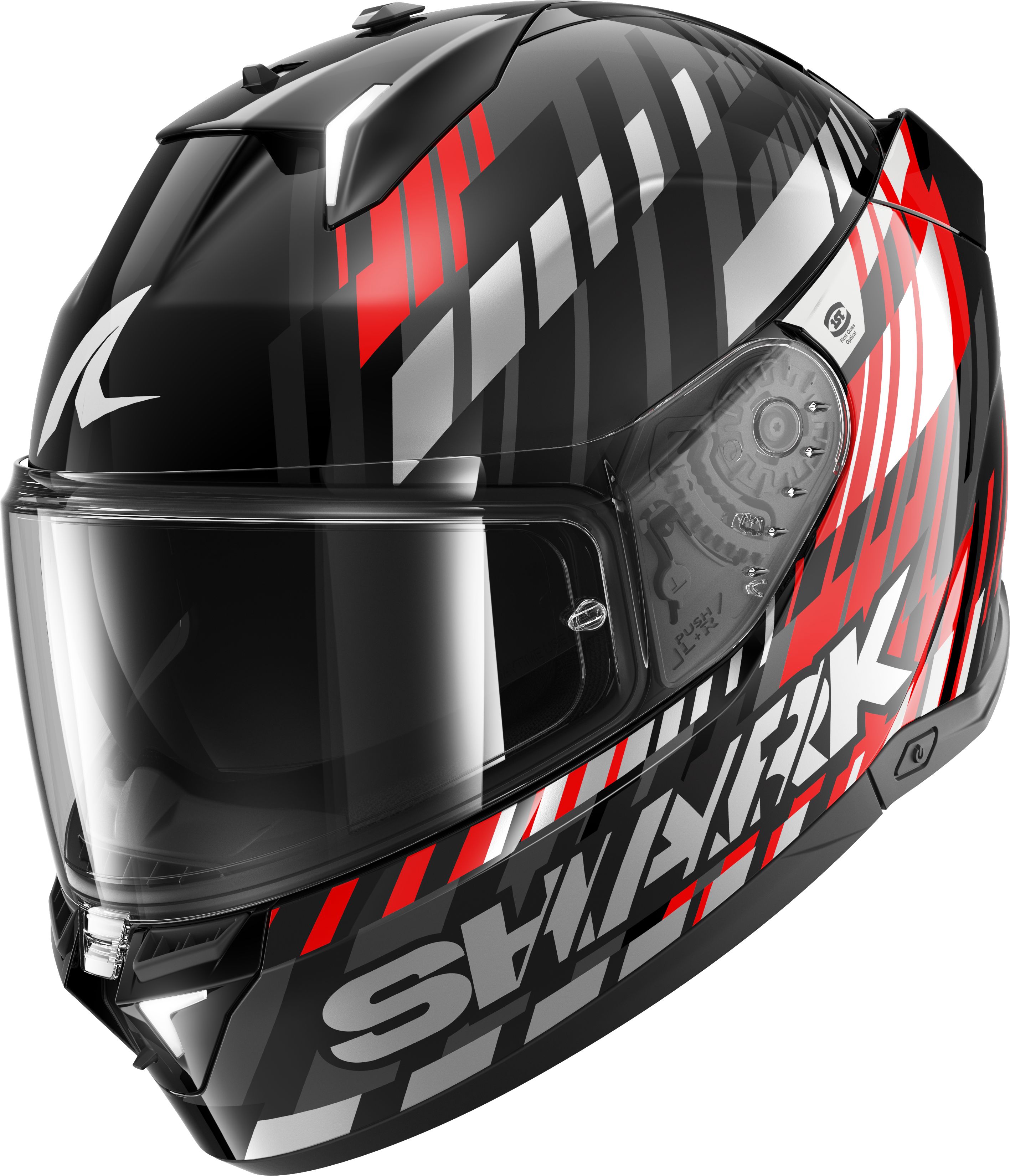SHARK Skwal i3 Vibetrack Black-Chrome-Red KUR