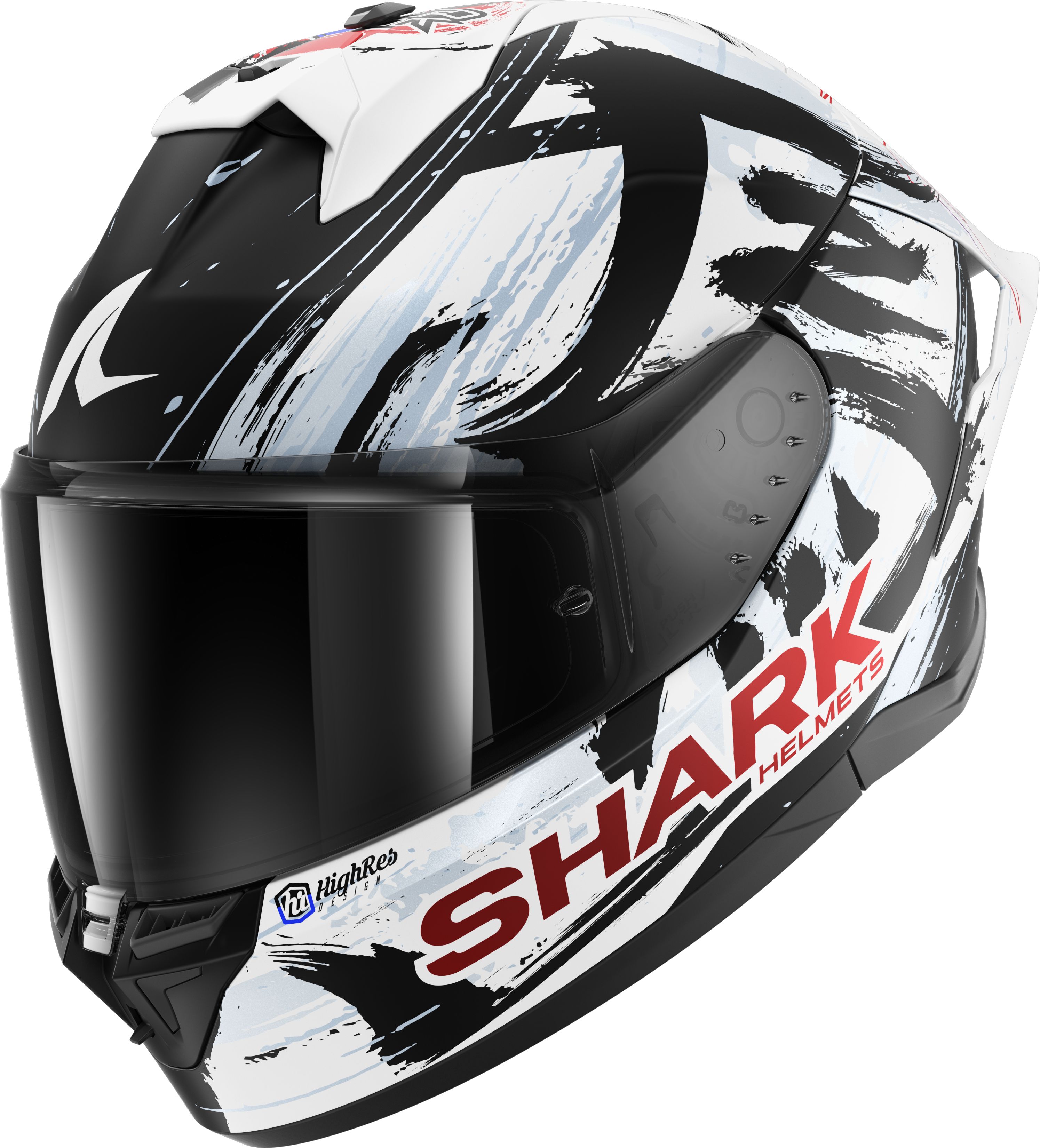 SHARK Skwal Cup Replica Zarco Suzuka Mat Noir-Blanc-Noir KWK