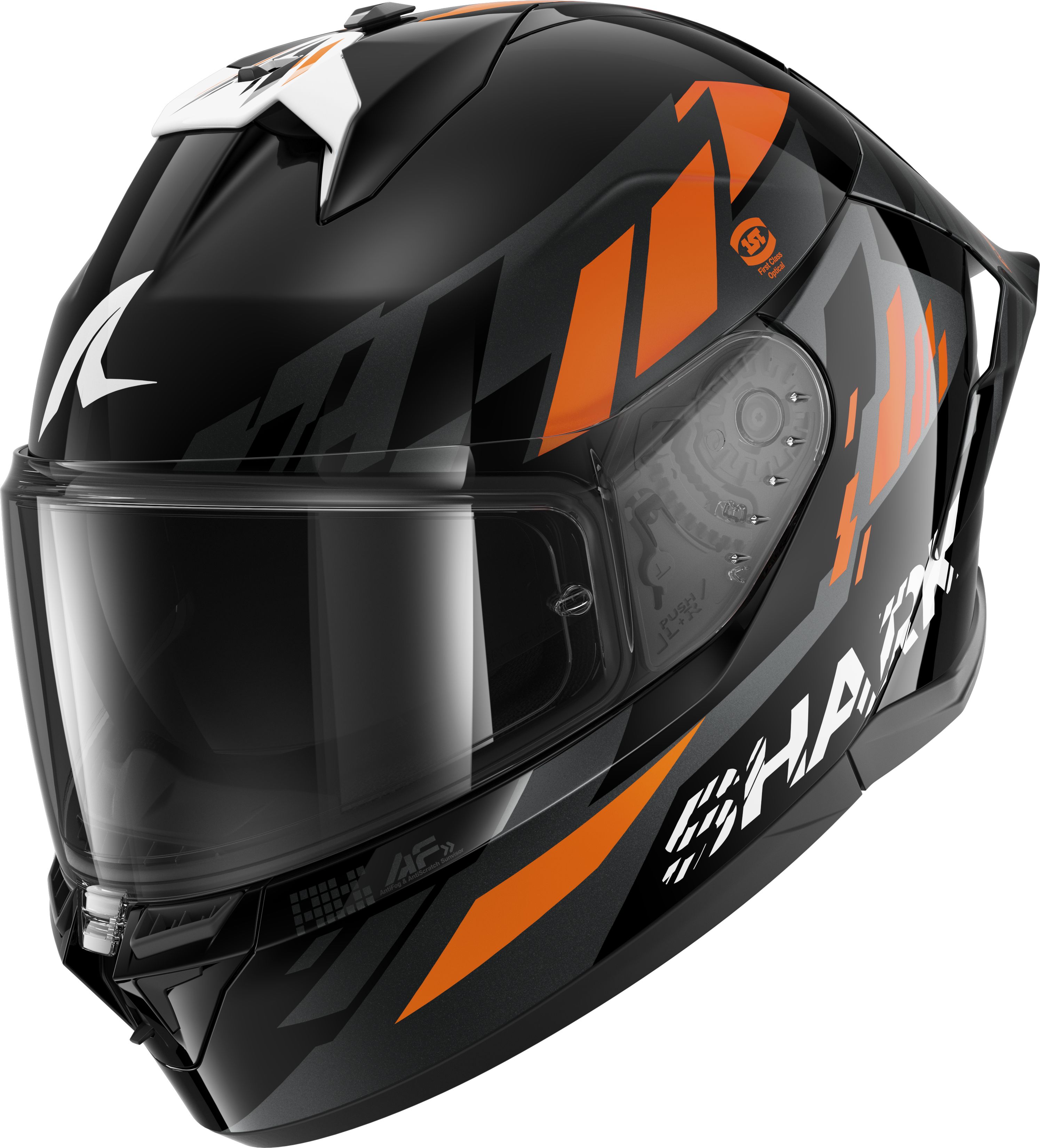 SHARK Skwal Cup Raceblock Noir-Anthracite-Orange KAO