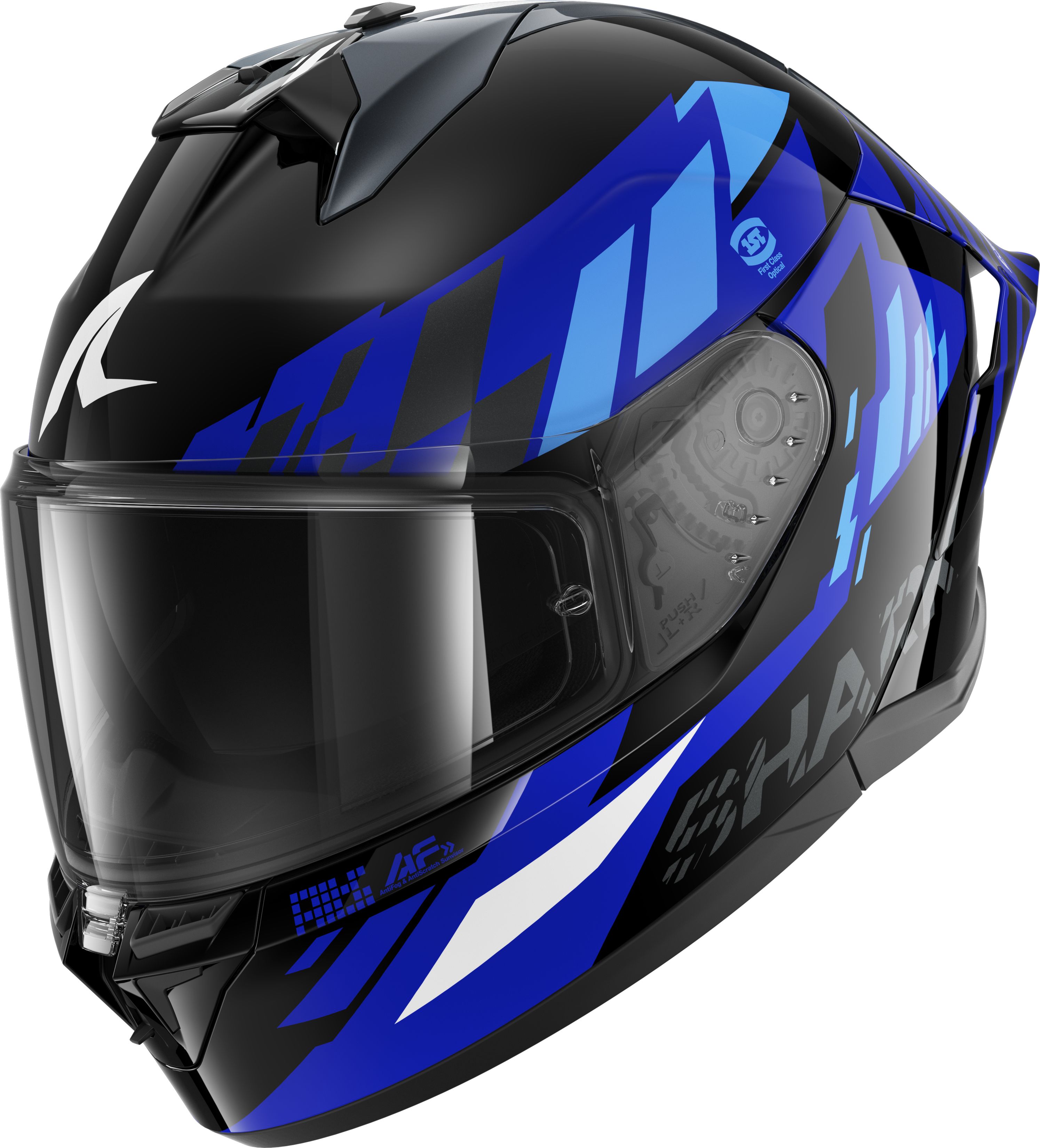 SHARK Skwal Cup Raceblock Noir-Bleu-Anthracite KBA