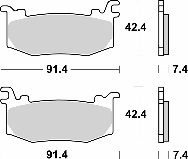 BREMBO Remblokken Road Gesinterd Metaal 07BB44SA