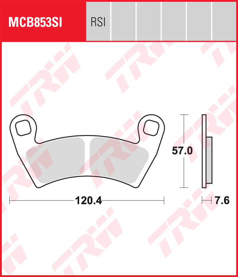 TRW Remblokken MCB853RSI Sinter competitie offroad