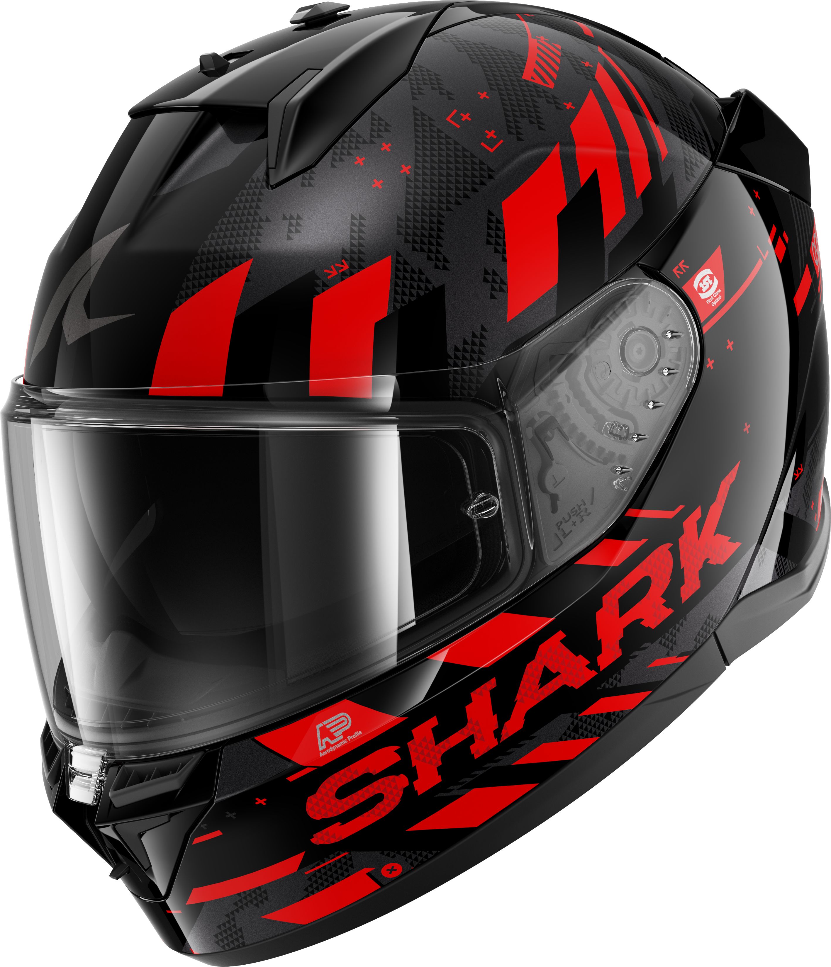 SHARK D-Skwal 3 Skilful Noir-Rouge-Rouge KRR