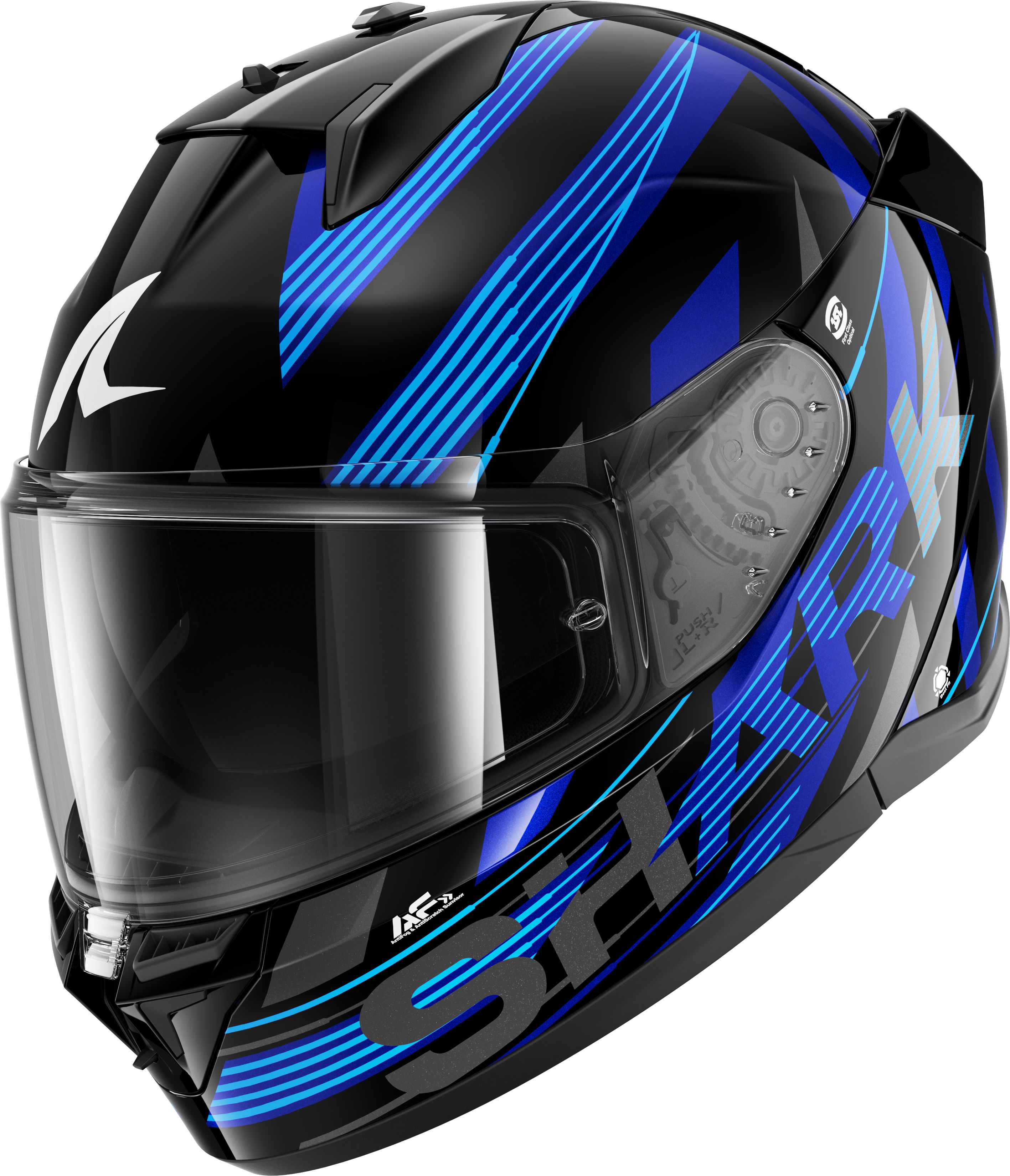 SHARK D-Skwal 3 Dashed Noir-Bleu-Anthracite KBA