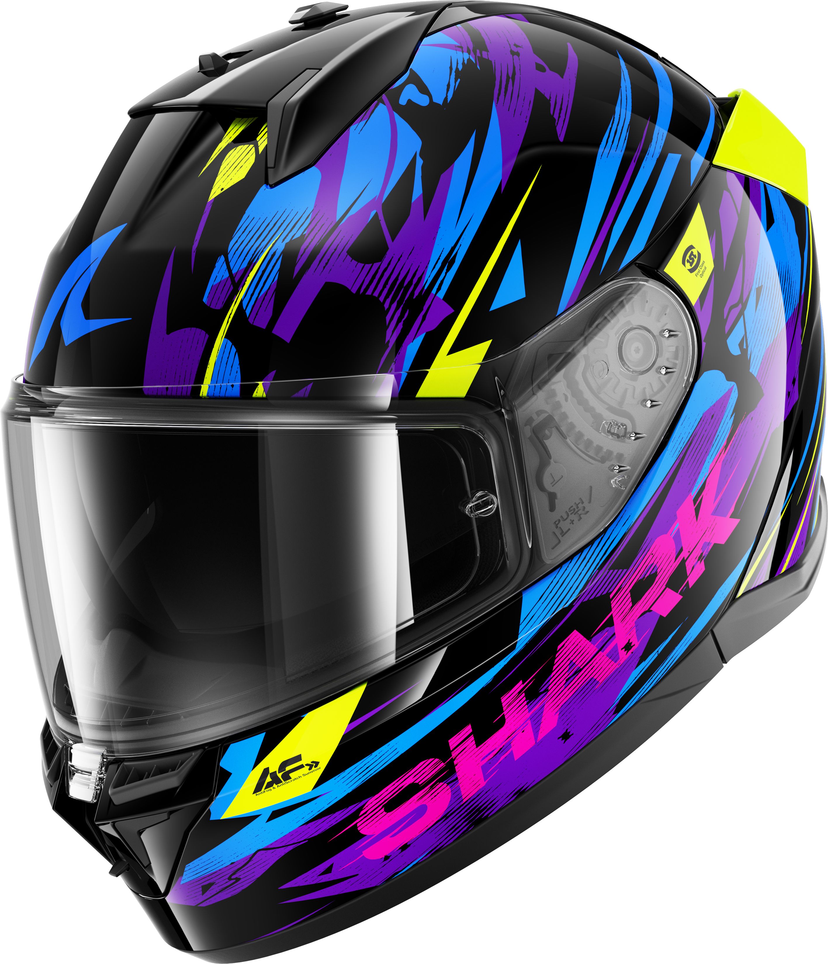 SHARK D-Skwal 3 Inkrider Black-Blue-Purple KBV