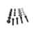 Parts case mounting plates GIVI hardware kit for 6412FZ