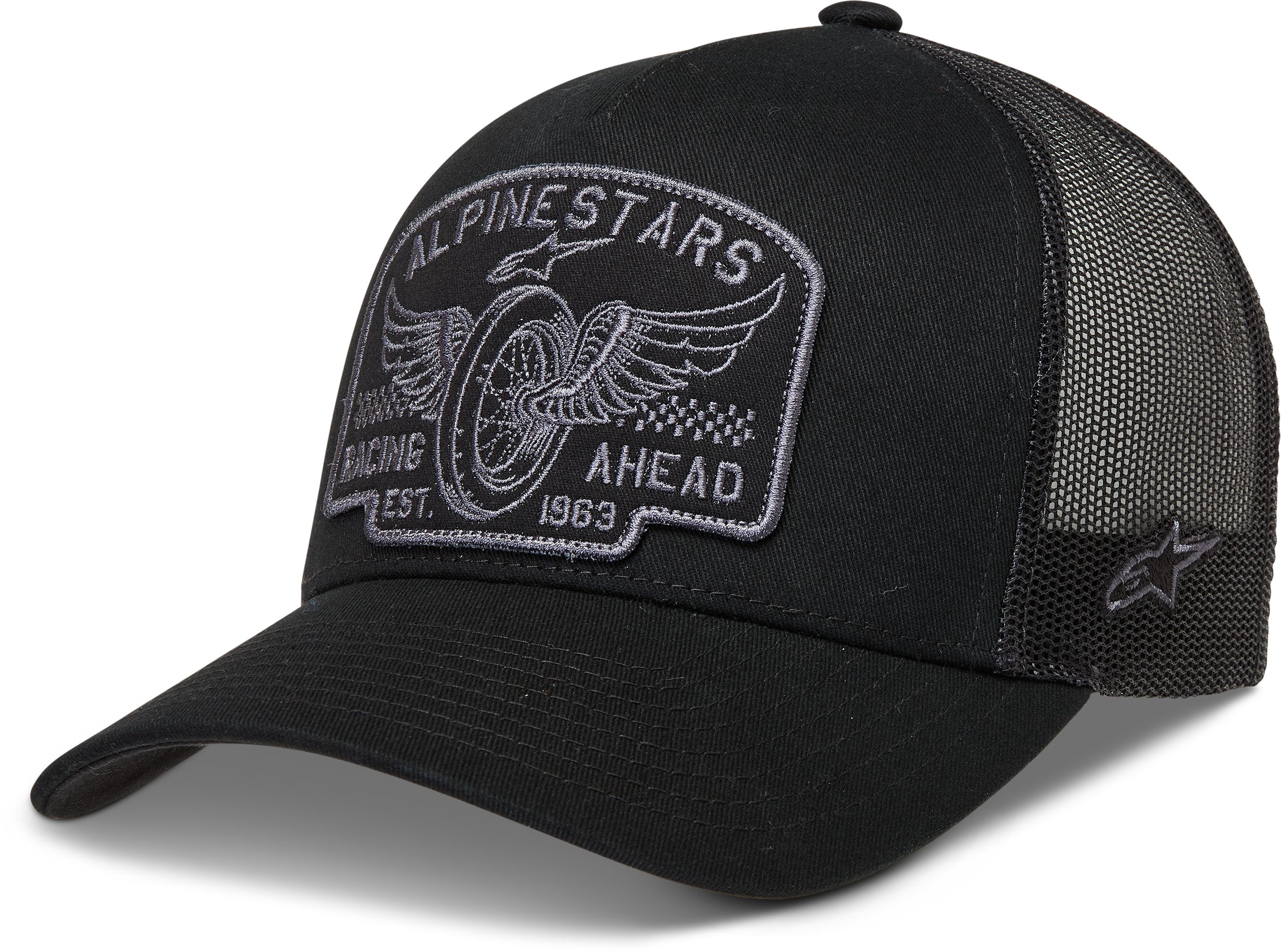 ALPINESTARS Heritage Patch Trucker Hat Black-Grey