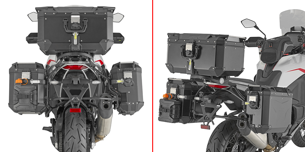 Motorcycle-specific mounts GIVI PLOS_CAM - Side cases holders PLOS9353CAM