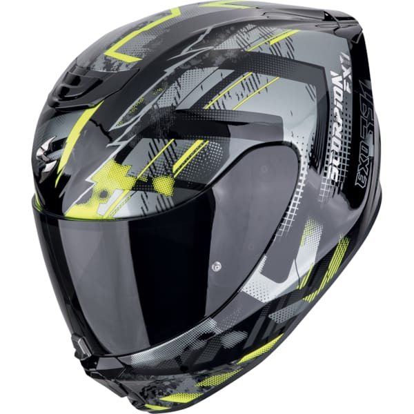 SCORPION EXO-391 Clutter Black-Neon yellow