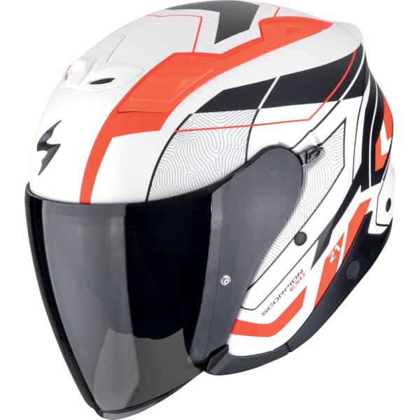 SCORPION EXO-Z1 Vue Matt White-Red-Black