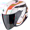SCORPION EXO-Z1 Vue Mat Wit-Rood-Zwart