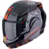 SCORPION EXO-Tech Evo Traveller Zwart-Zilver-Rood