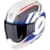 Casque modulable SCORPION EXO-Tech Evo Furio Blanc-Rouge-Bleu