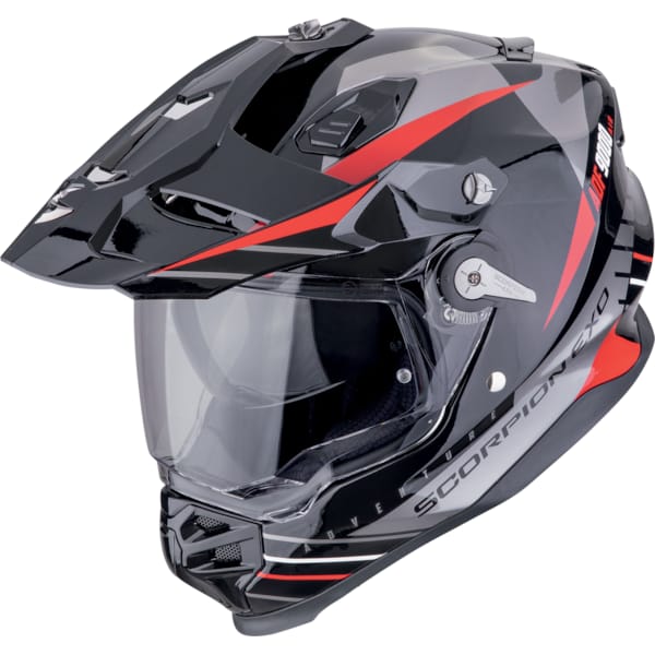 SCORPION ADF-9000 Air Feat Black-Silver-Red
