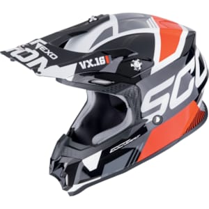 Crosshelm SCORPION VX-16 Evo Air Analog Zwart-Rood