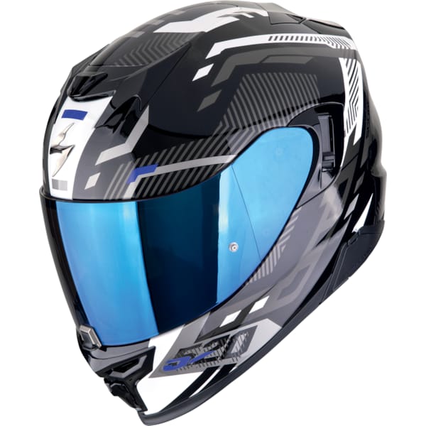 SCORPION EXO-520 Evo Air Ranka Zwart-Wit-Blauw