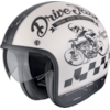 SCORPION Belfast Evo Drive Fast Mat Crème-Zwart
