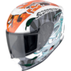 SCORPION EXO-Jnr The 4-elements Blanc-Bleu-Orange