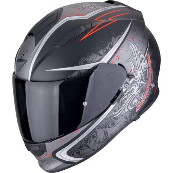 SCORPION EXO-491 Run Matt Black-Red