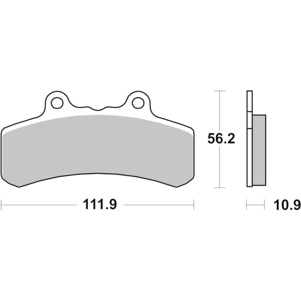 BREMBO Brake Pads Road Organic 07HD1109