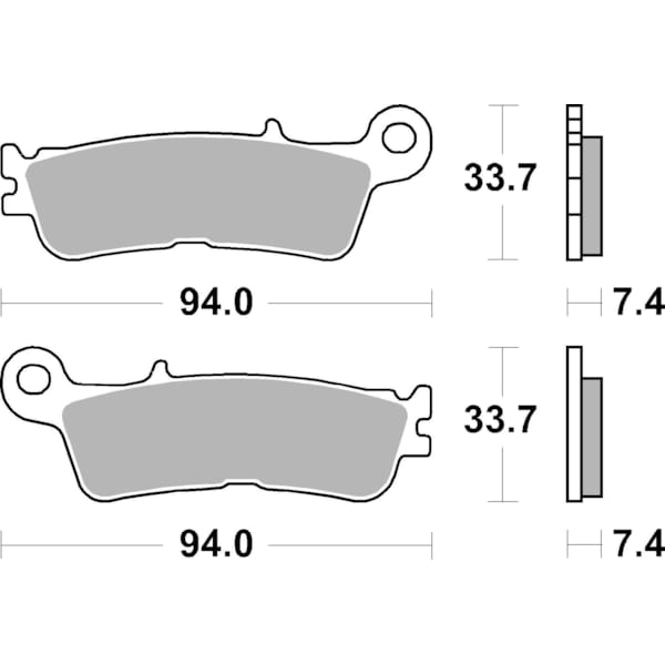 BREMBO Brake Pads Off Road Sintered 07YA55SD