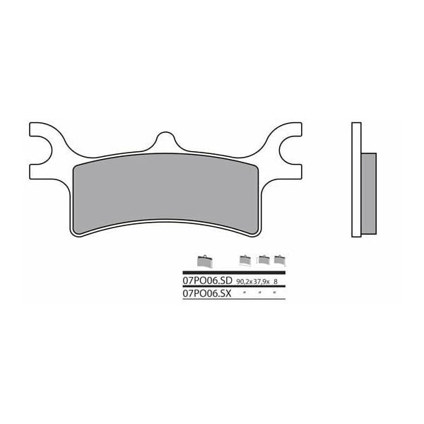 BREMBO Brake Pads Off Road Sintered 07PO06SX