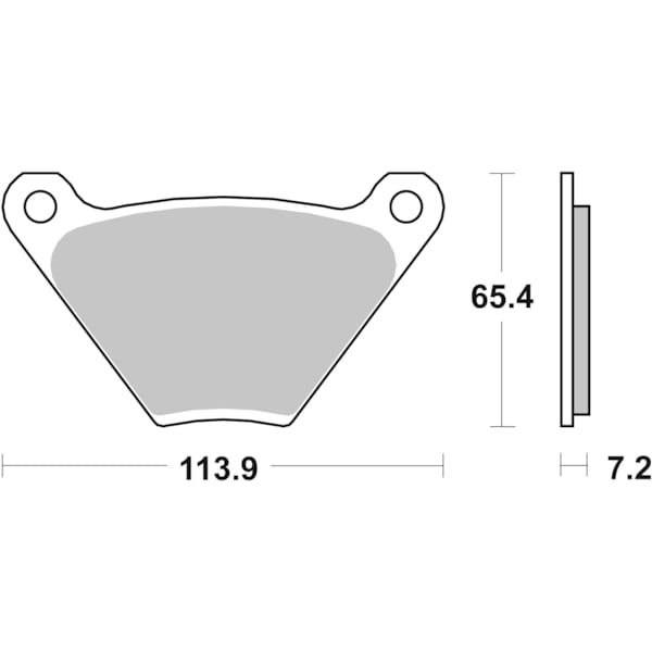 BREMBO Brake Pads Road Organic 07HD0105