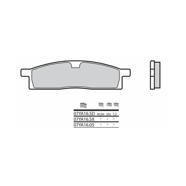 BREMBO Brake Pads Road Organic 07YA1605