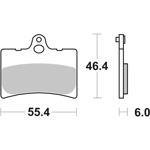 BREMBO Brake Pads Road Organic 07GR1705