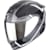 Full-face helmet SCORPION EXO-1400 Evo II Air Carbon Enko Black-Silver-Blanc